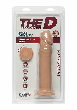 Realistic D - Realistische ULTRASKYN Dildo - 20 cm