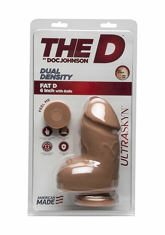 Fat D - Realistische ULTRASKYN Dildo met Ballen - 15 cm