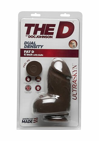 Fat D - Realistische ULTRASKYN Dildo met Ballen - 15 cm