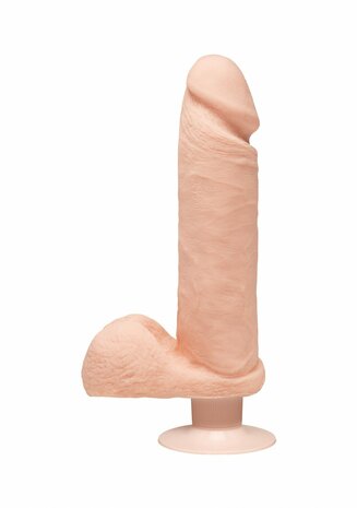 Perfect D - Vibrerende Realistische ULTRASKYN Dildo met Ballen - 20 cm
