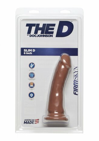 Slim D - Realistische FIRMSKYN Dildo - 17 cm