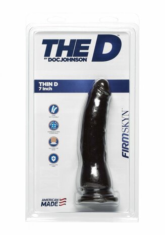 Thin D - Realistische FIRMSKYN Dildo - 18 cm