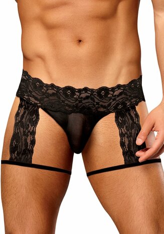 G-String Kousenband Short L/XL