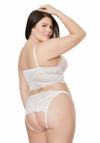 Bralette en Kruisloos Slipje - One Size O/S