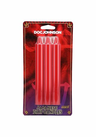 Japanese Drip Candles - Red