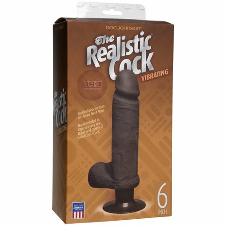 Vibrerende ULTRASKYN Dildo - 15 cm