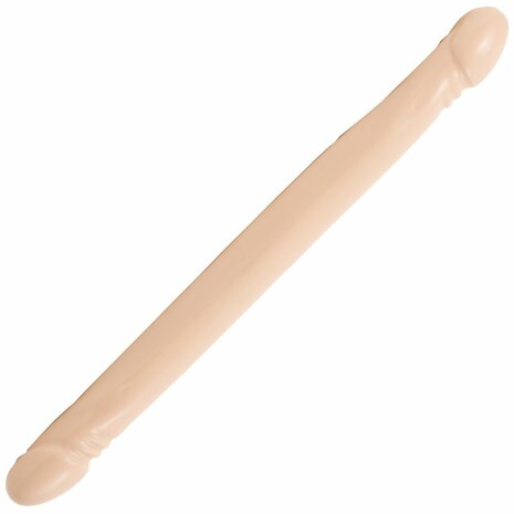 Smooth Double Header - Dildo met Dubbele Uiteinden - 45 cm