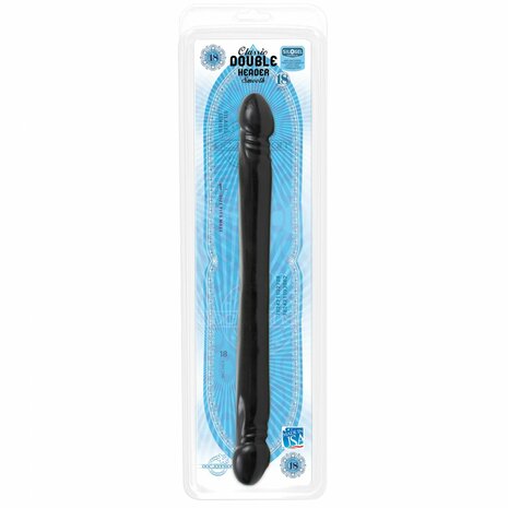 Smooth Double Header - Dildo met Dubbele Uiteinden - 45 cm
