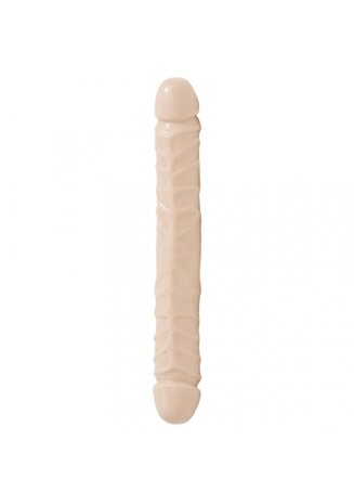Jr. Veined Double Header - Dildo met Dubbele Uiteinden - 30 cm