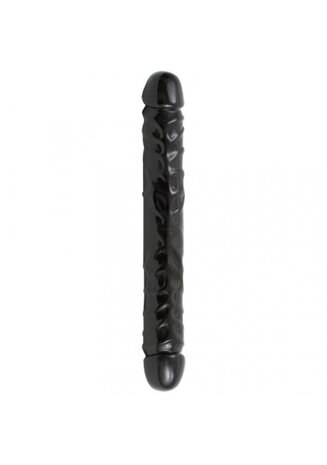 Jr. Veined Double Header - Dildo met Dubbele Uiteinden - 30 cm