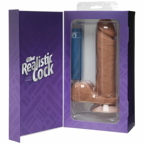 Dildo met Vac-U-Lock Zuignap - 20 cm