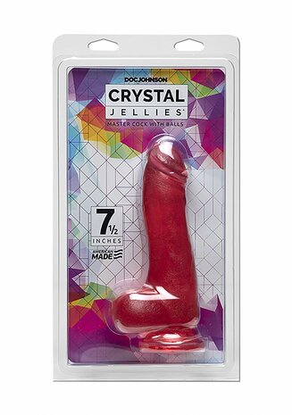 Master Cock - Dildo met Ballen - 18 cm