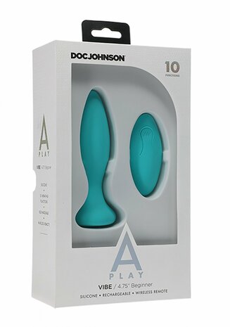 Vibe - Beginners Siliconen Anaal Plug met Afstandsbediening