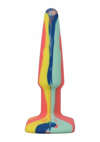 Groovy - Silicone Anal Plug - 4'' / 10 Cm - Sunrise