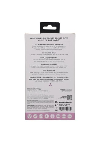 Elite - Mini Vibrator met Verwisselbaar Opzetstuk - 10 cm