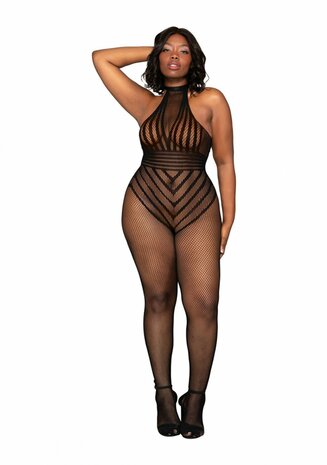 Visnet Bodystocking Teddy - Plus Size O/S Queen