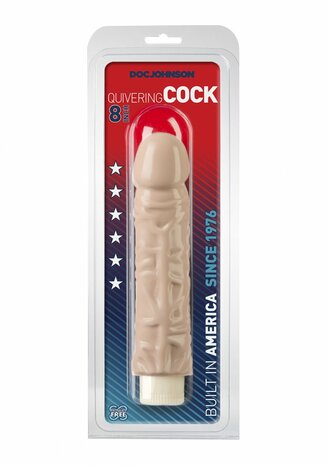 Quivering Cock - Realistische Multispeed Vibrator - 20 cm