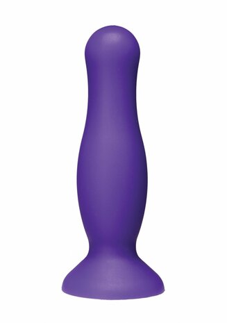 Mode - Silicone Anal Plug - 4.5 Inch - Purple