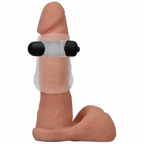 Helping Head Pro - Vibrating Masturbator Sleeve - Frost