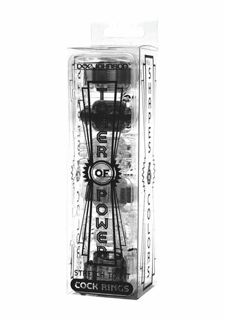 Tower Of Power - Cockring Set - 6 Stuks