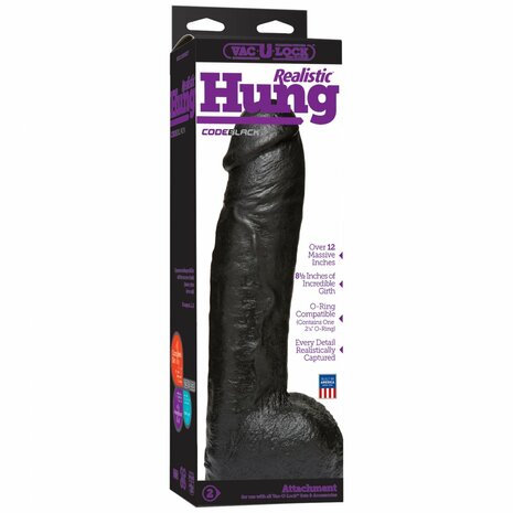 CodeBlack - Realistische Dildo - 30 cm