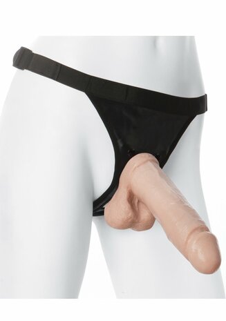 Realistische Lul + Ultra Harnas - 20 cm
