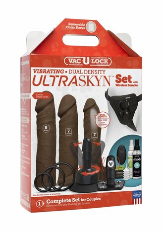 Vibrerende Dual Density ULTRASKYN Speeltjes Set + Afstandsbediening