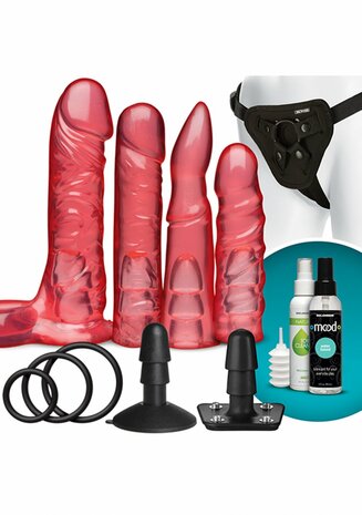 Vibrerende Crystal Jellies Set + Afstandsbediening