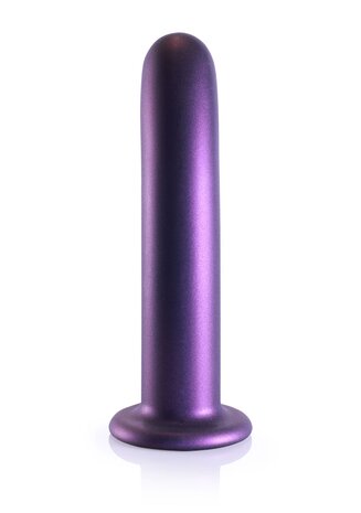 Smooth G-Spot Dildo - 7'' / 17 cm - Metallic Purple