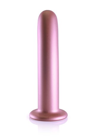 Smooth G-Spot Dildo - 7'' / 17 cm - Rose Gold