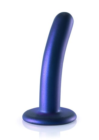 Smooth G-Spot Dildo - 5'' / 12 cm - Metallic Blue