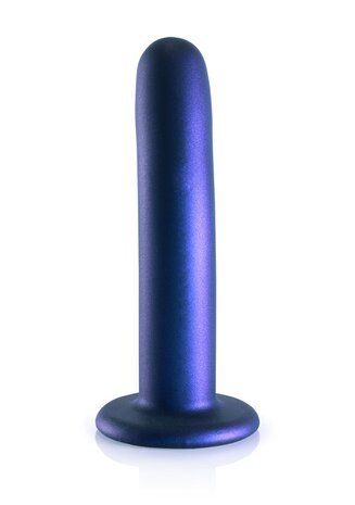 Smooth G-Spot Dildo - 6'' / 14,5 cm - Metallic Blue