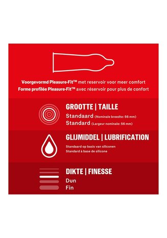 Thin Feel Extra Lube - Kondooms - 10 Stuks