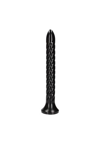 Swirled Anal Snake - 12''/ 30 cm - Black