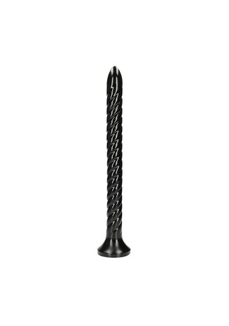 Swirled Anal Snake - 16''/ 40 cm - Black