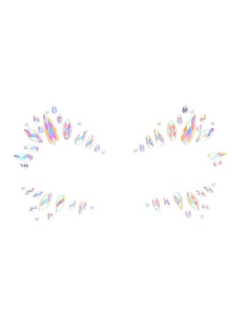 Body Jewelry Stickers - Face - Glow in the Dark - Opal One Size