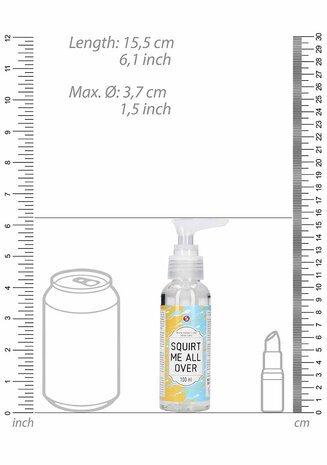 Squirt Me All Over - Glijmiddel op Waterbasis - 100 ml