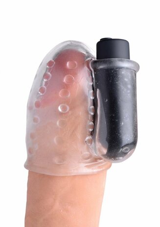 Oplaadbare Penis Head Teaser met Afstandsbediening