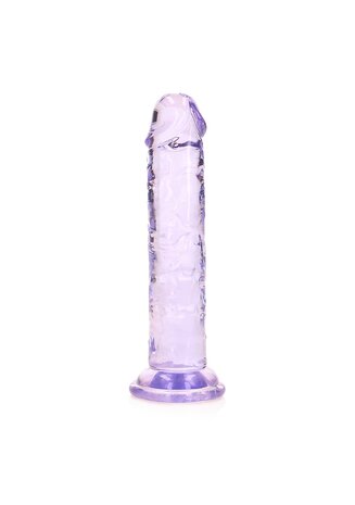 Straight Realistic Dildo Suction Cup - 6'' / 14,5 - Purple