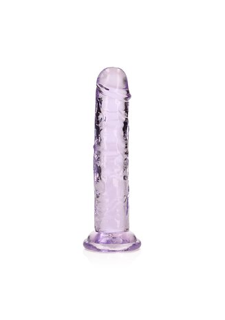 Straight Realistic Dildo Suction Cup - 6'' / 14,5 - Purple