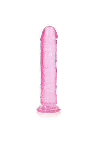 Straight Realistic Dildo Suction Cup - 9'' / 23 - Pink
