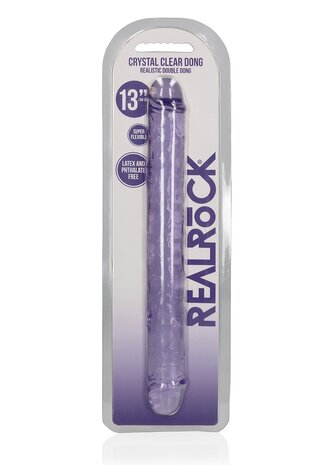 Realistic Double Dong - 13'' / 34 cm - Purple
