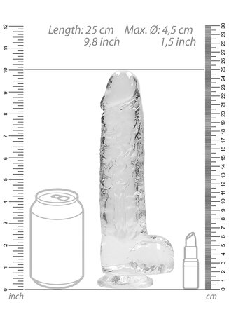 Realistische Dildo met Ballen - 23 cm