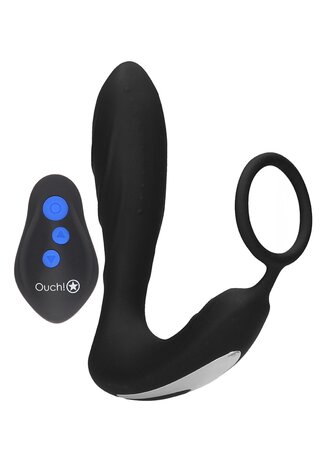 E-stim Vibrerende Butt Plug & Cockring