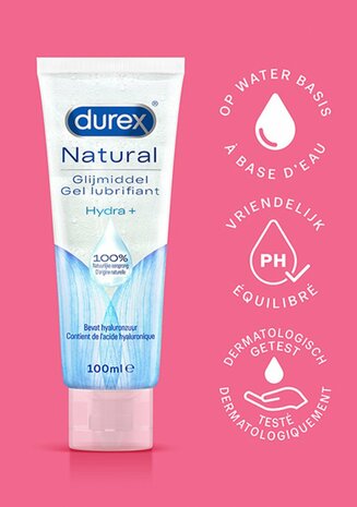 Natural Hydratant Gel - Hydraterend Glijmiddel - 100 ml