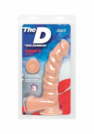 The D - Ragin' D with Balls - 9 Inch - Vanilla