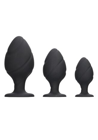 Gewervelde Butt Plug Set