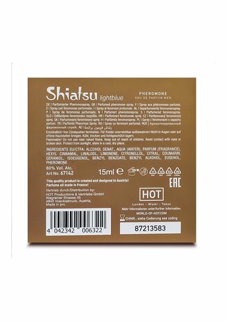 SHIATSU Pheromon Fragrance Man - Lightblue - 15 ml