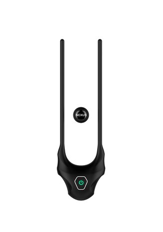 Forge - Vibrating Adjustable Lasso Silicone Cock Ring - Black