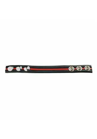 Cock Strap - Black/Red